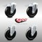 Service Caster 5 Inch SS Hard Rubber Wheel Swivel Bolt Hole Caster Set with 2 Total Lock Brakes SCC-SSBHTTL20S514-HRS-2-S-2 - alternate 7